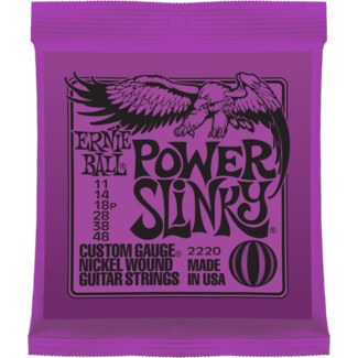 2220 Power Slinky El Guitar Strenge 011 048 fra Ernie Ball