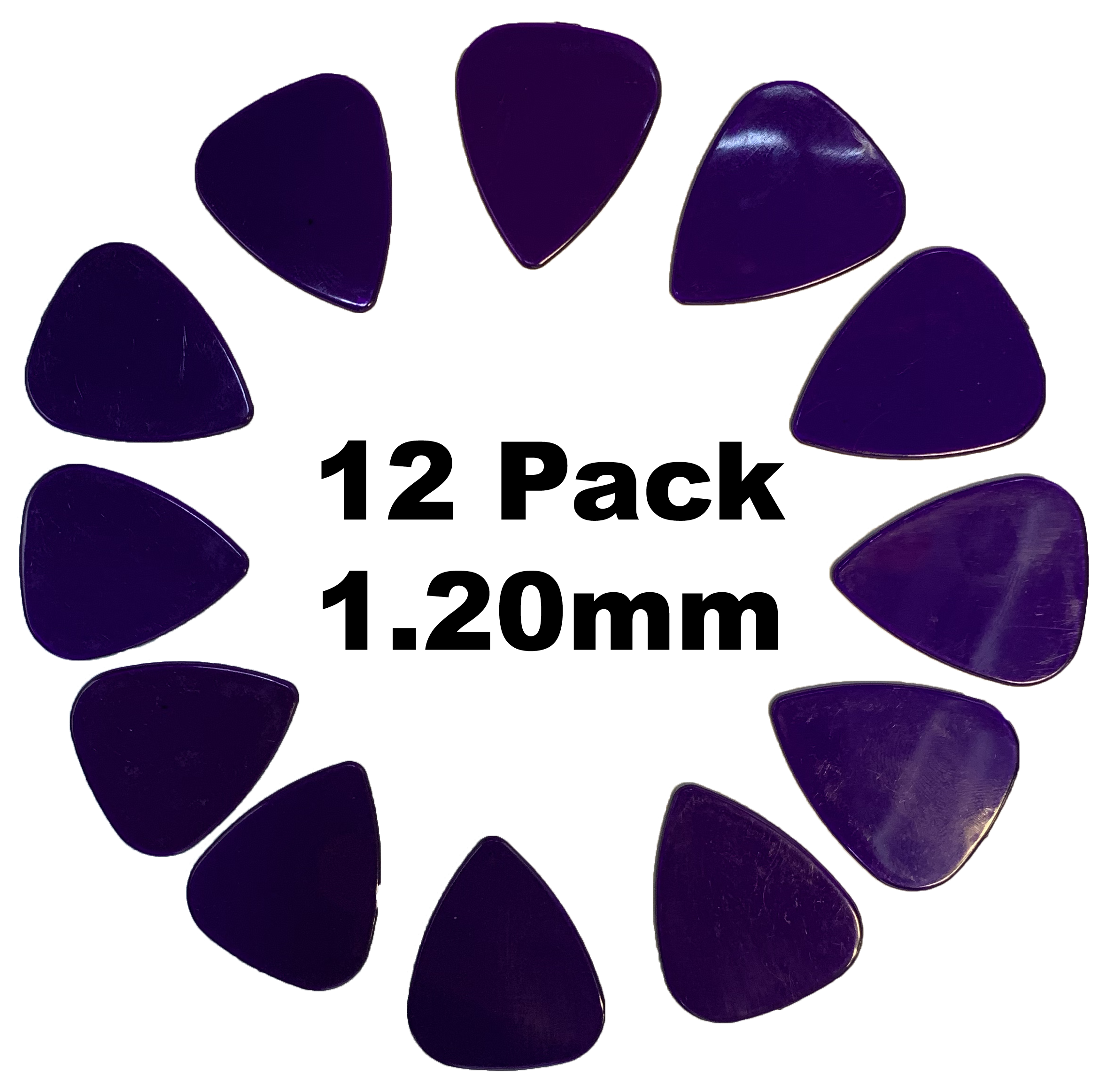 Plektre Clear Nylon Standard 1.20 Mm   12 Pack fra Supreme