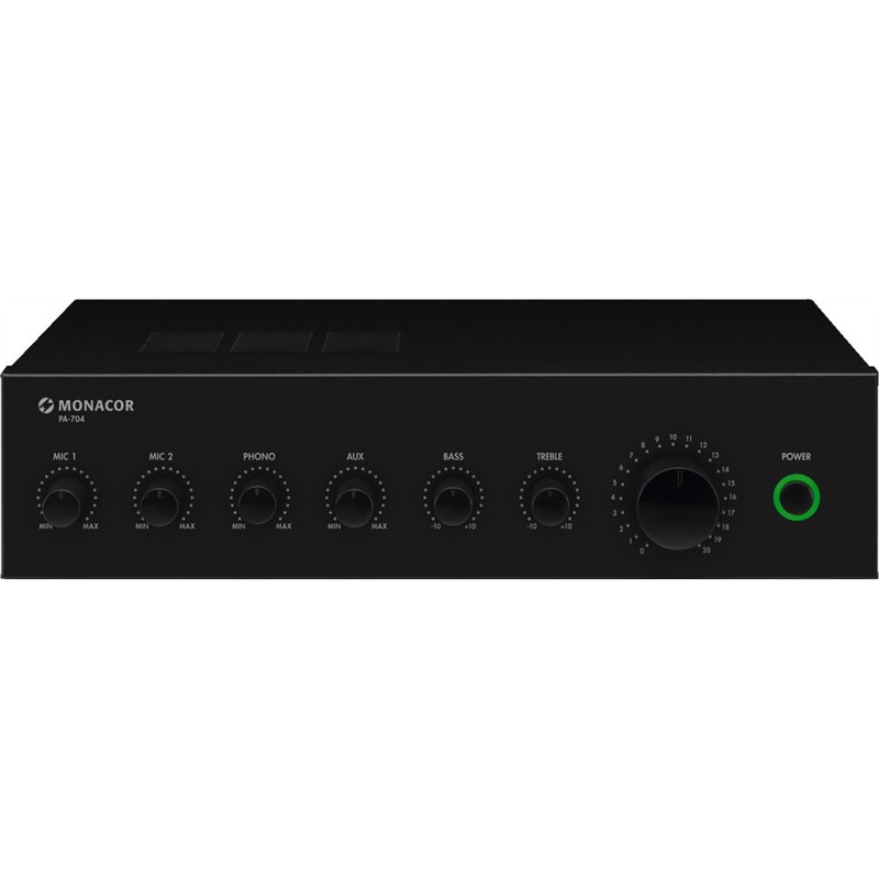 100v Forstærker 1x35wrms   Pa 704 fra Monacor