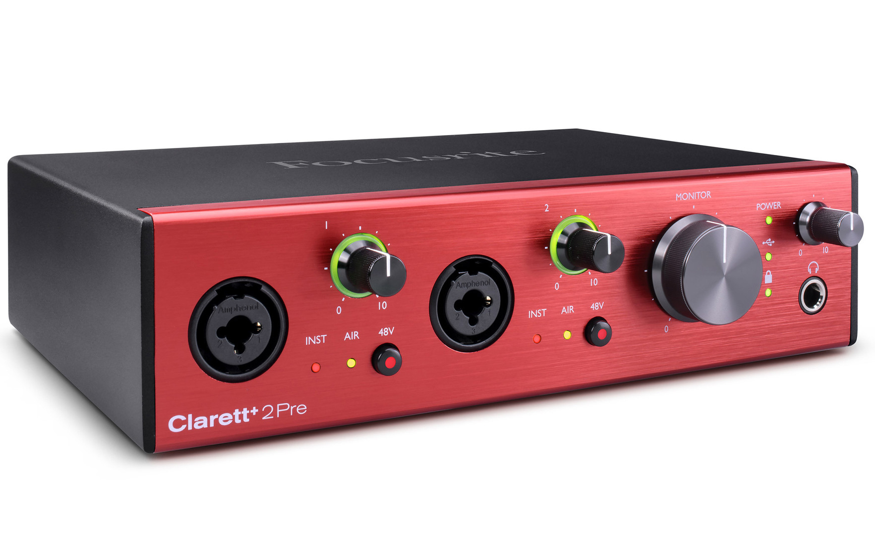 Clarett+ 2pre Lydkort fra Focusrite