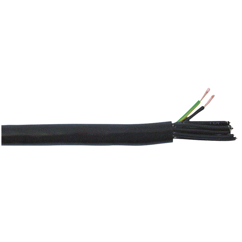 240 V Strøm Multikabel, Sort Pris Pr. Meter   14x 1.5 Mm² (p1415) fra Dap
