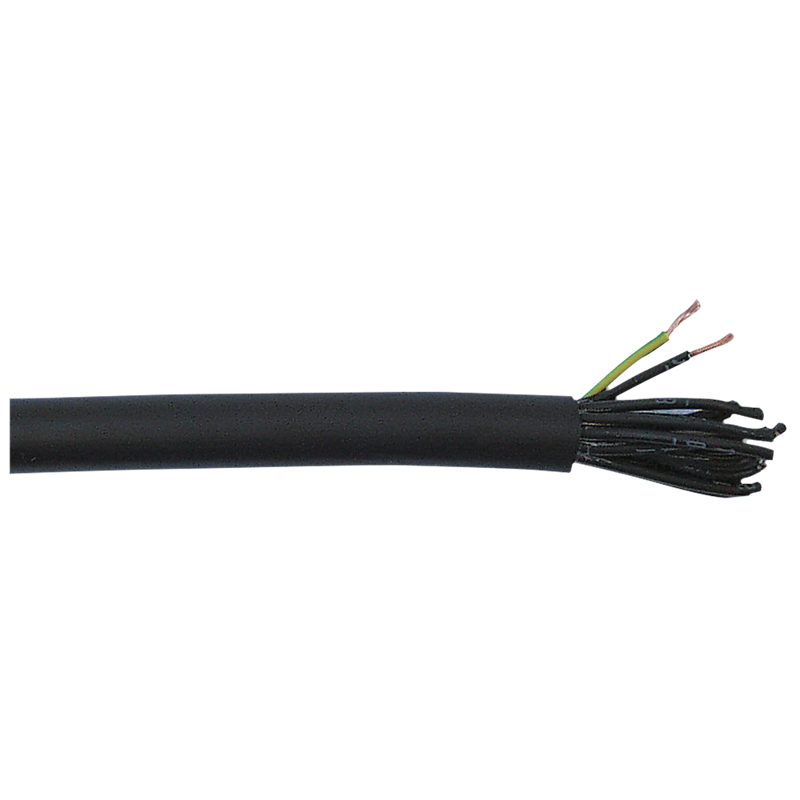 240 V Strøm Multikabel, Sort Pris Pr. Meter   18x 2,5 Mm² (p1825) fra Dap