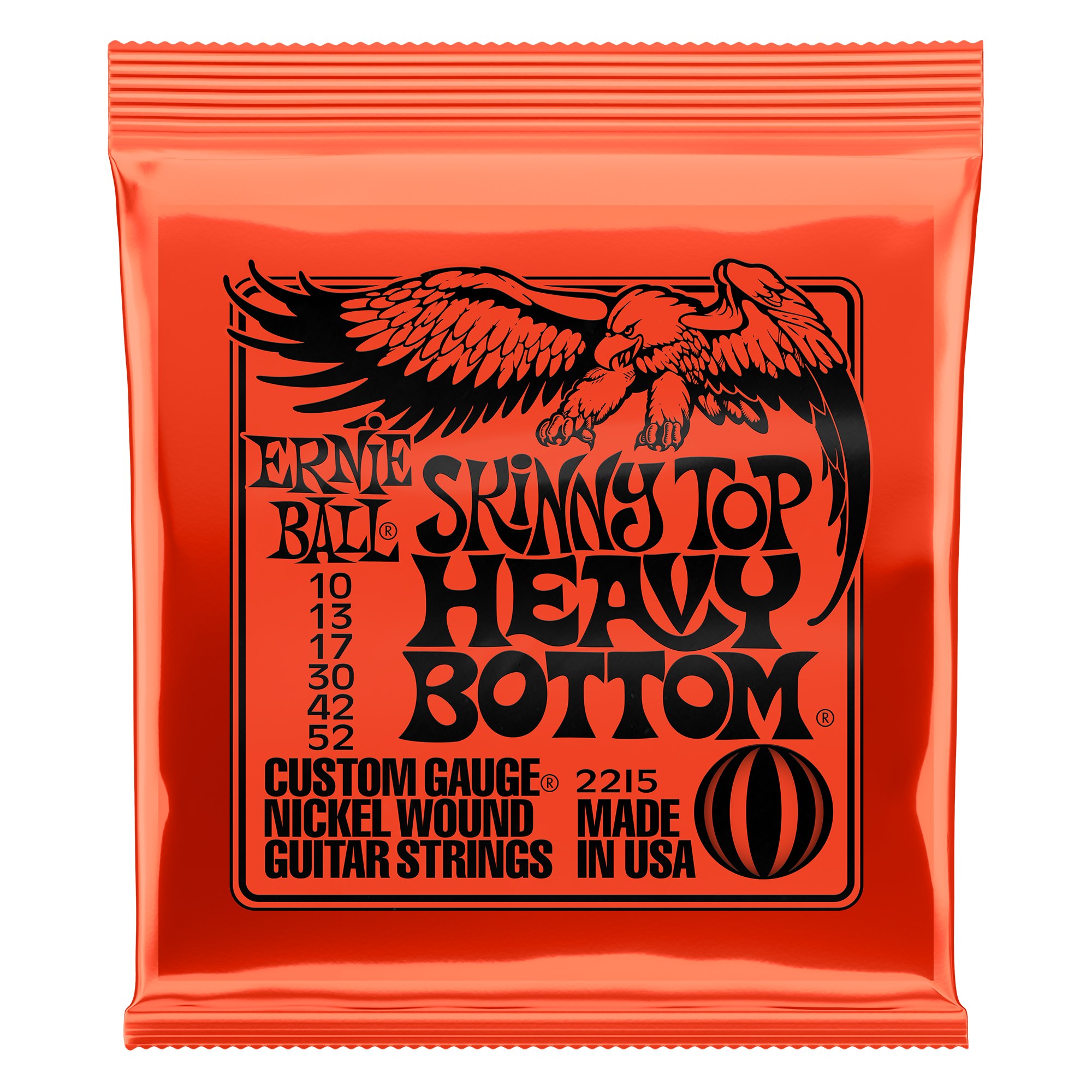 2215 Skinny Top Heavy Bottom El Guitar Strenge 010 052 fra Ernie Ball