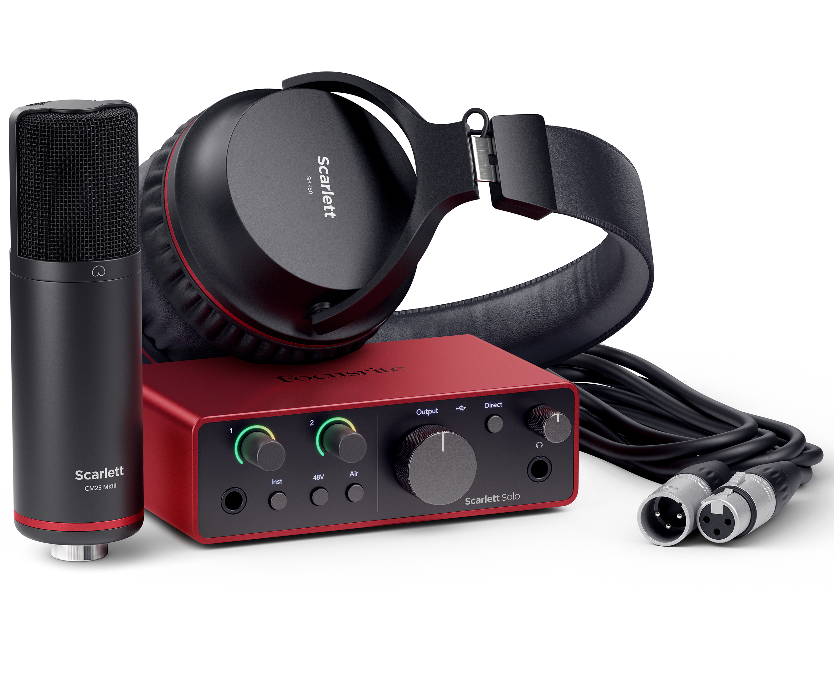 Scarlett Solo Studio 4th Gen Lydkort Bundle fra Focusrite