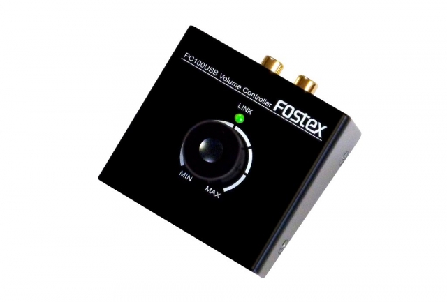 Pc100usb   Volumekontrol Til Monitor   Sort fra Fostex