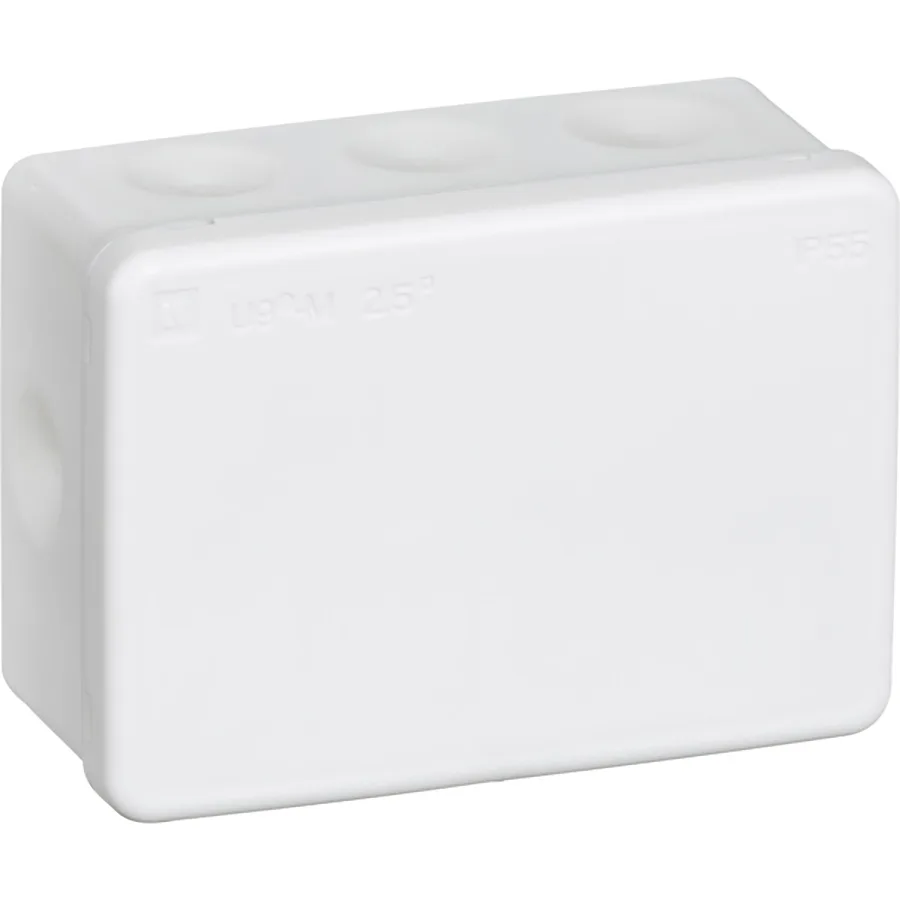 Lk U9 Membrandåse 2.5mmâ²   Hvid fra Lauritz Knudsen