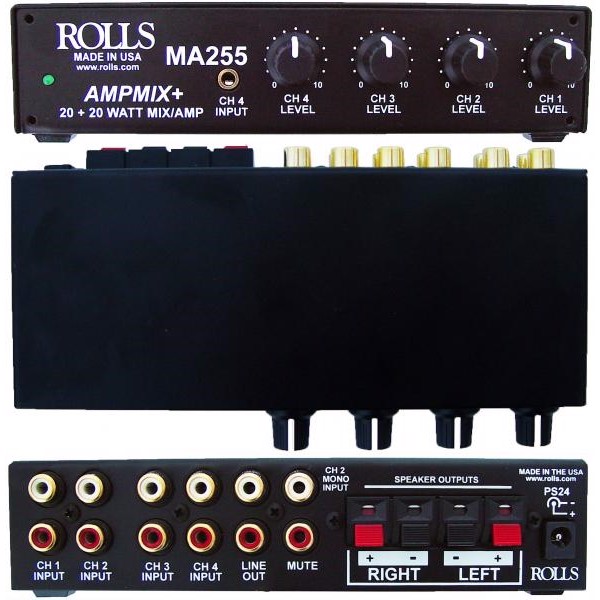 Ma255 Mixer Amplifier fra Rolls