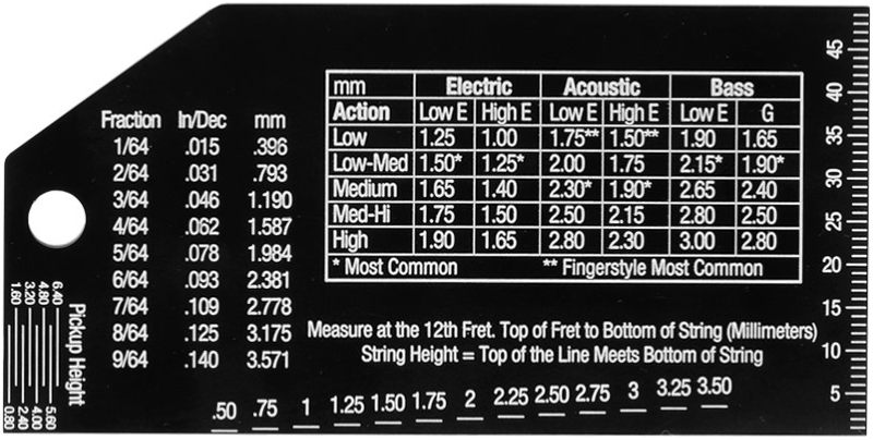 Mn602   String Action Gauge fra Musicnomad