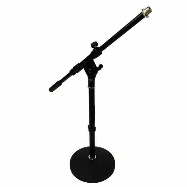 Lavt Mikrofon Stativ Med Boom Og Rundfod fra Soundking
