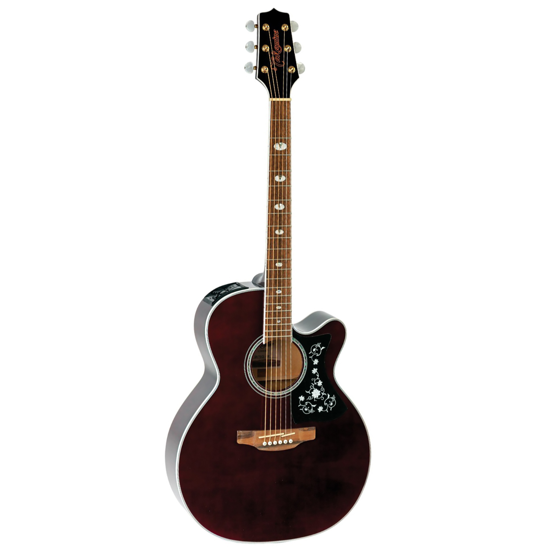 Gn75ce Wr Western Guitar Med Pickup Og Cutaway   Wine Red fra Takamine