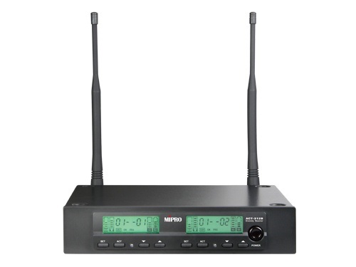 Act312 Trådløs Modtager 2 Kanals 6a = 620 644 Mhz fra Mipro