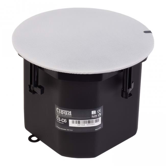 Indbygningshøjttaler Coaxial 6" 2 Vejs, Sort fra Cloud