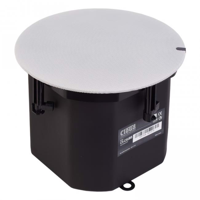 Indbygningssubwoofer 8", Sort fra Cloud