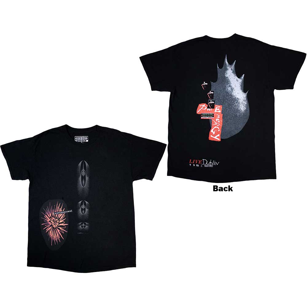 Travis Scott Unisex T Shirt: Summer Run 2023 Dublin Black (limited Edition Ex Tour) (medium)