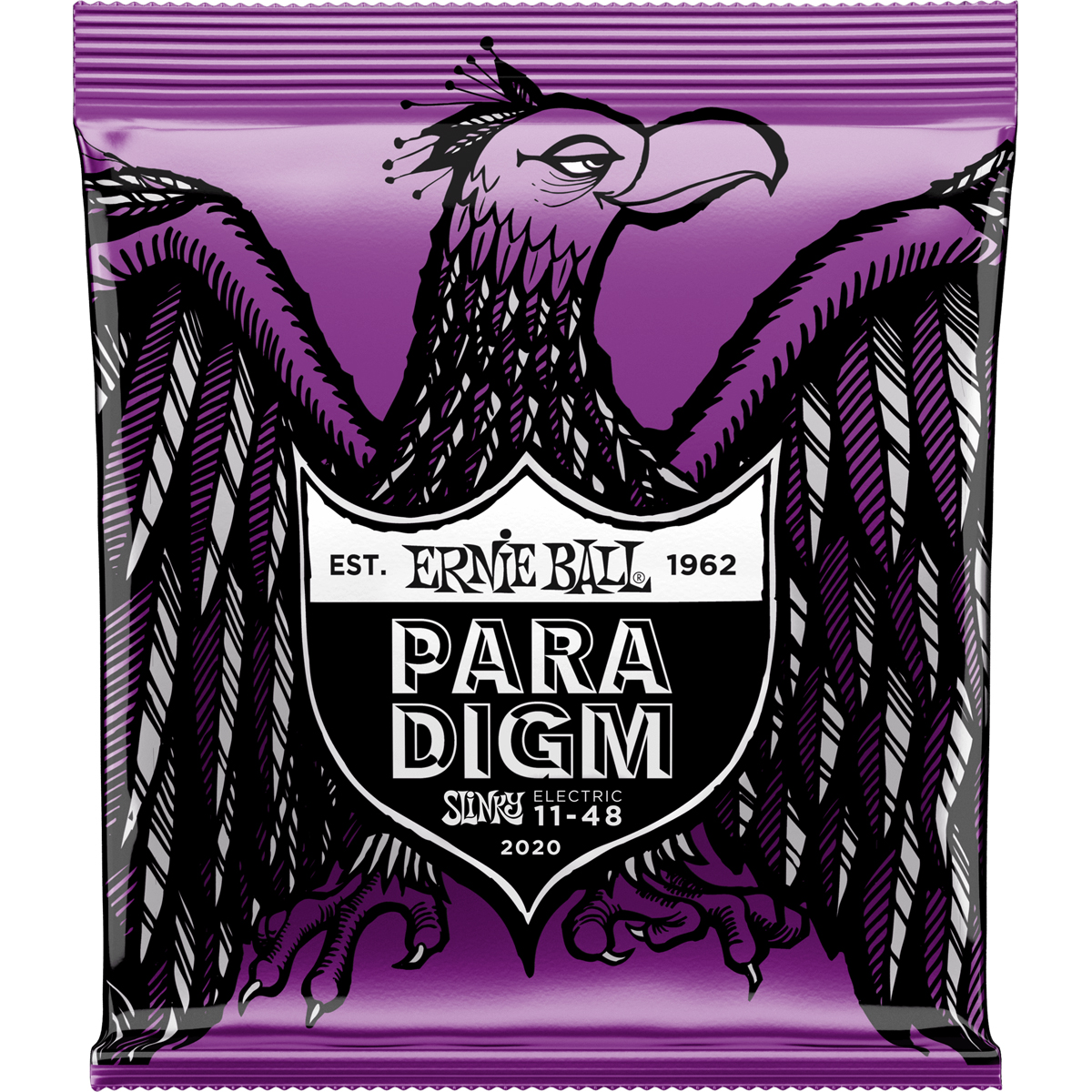 2020 Paradigm El Guitar Strenge, 011 048 fra Ernie Ball