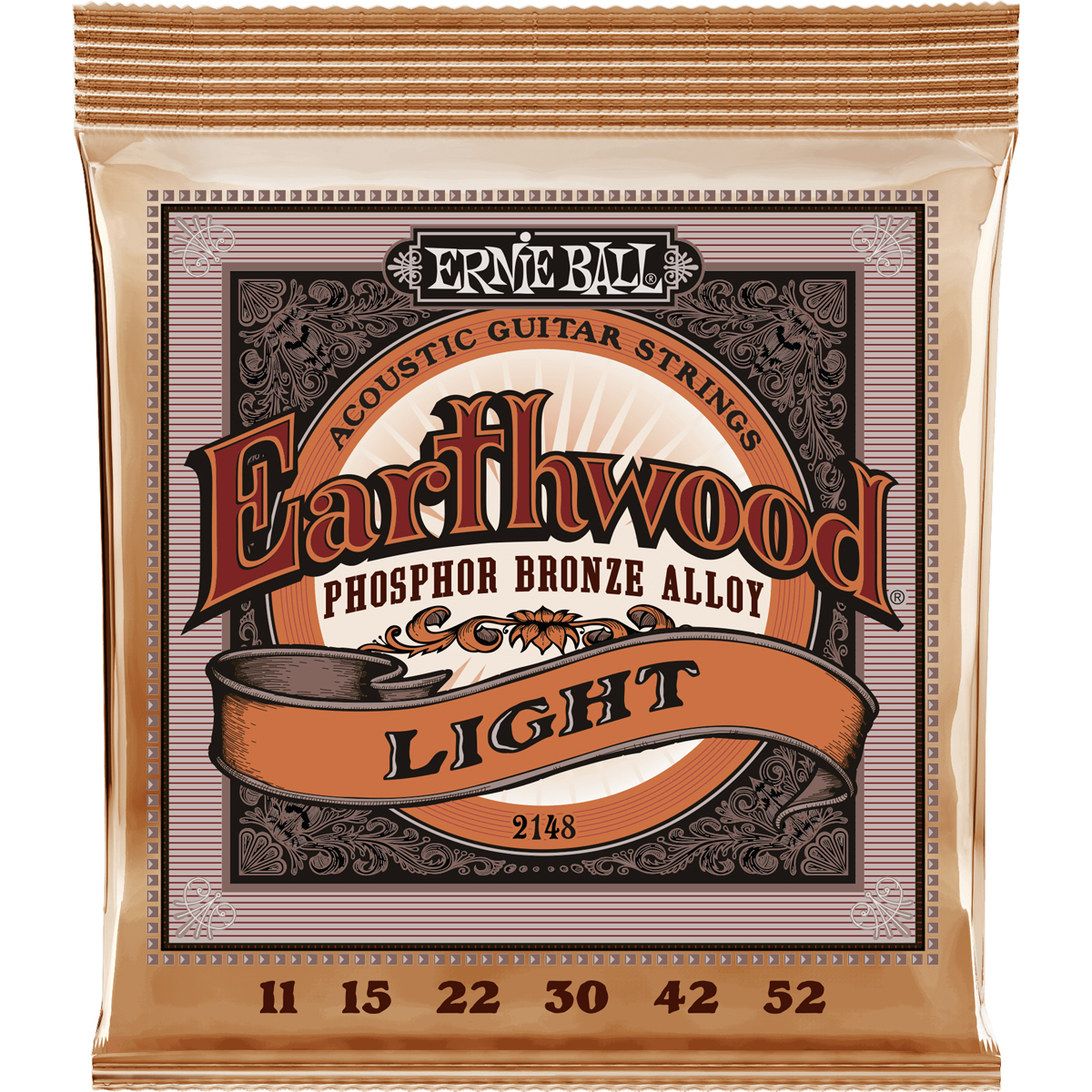 2148 Super Slinky Acoustic Western Strenge, 011 052 fra Ernie Ball