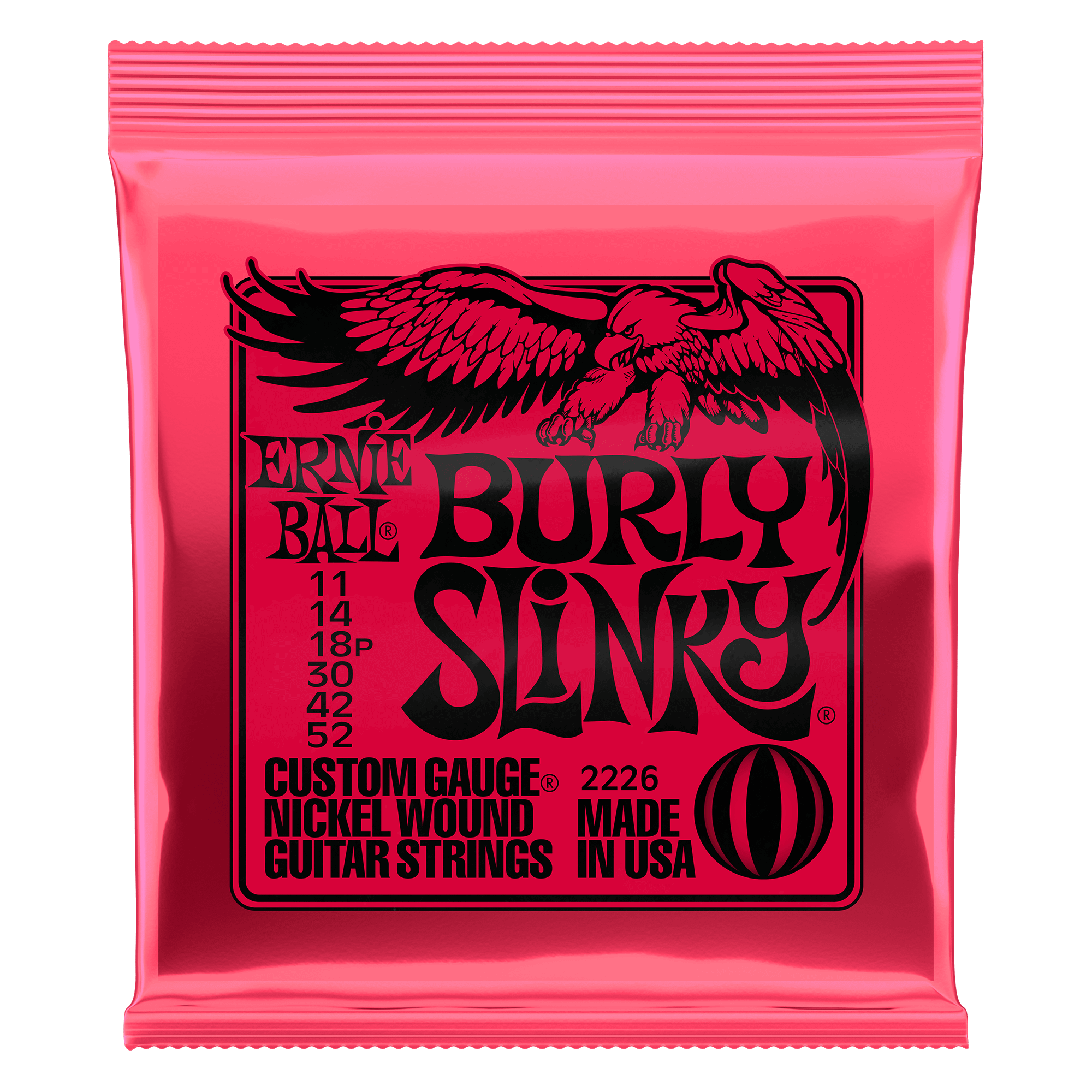 2226 Burly Slinky El Guitar Strenge 011 052 fra Ernie Ball