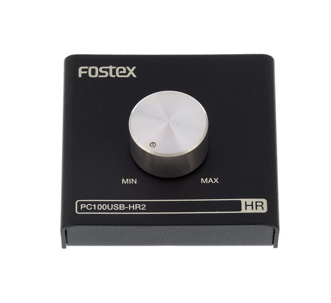 Pc100 Usb Hr 2   Volumekontrol Til Monitor   Sort fra Fostex