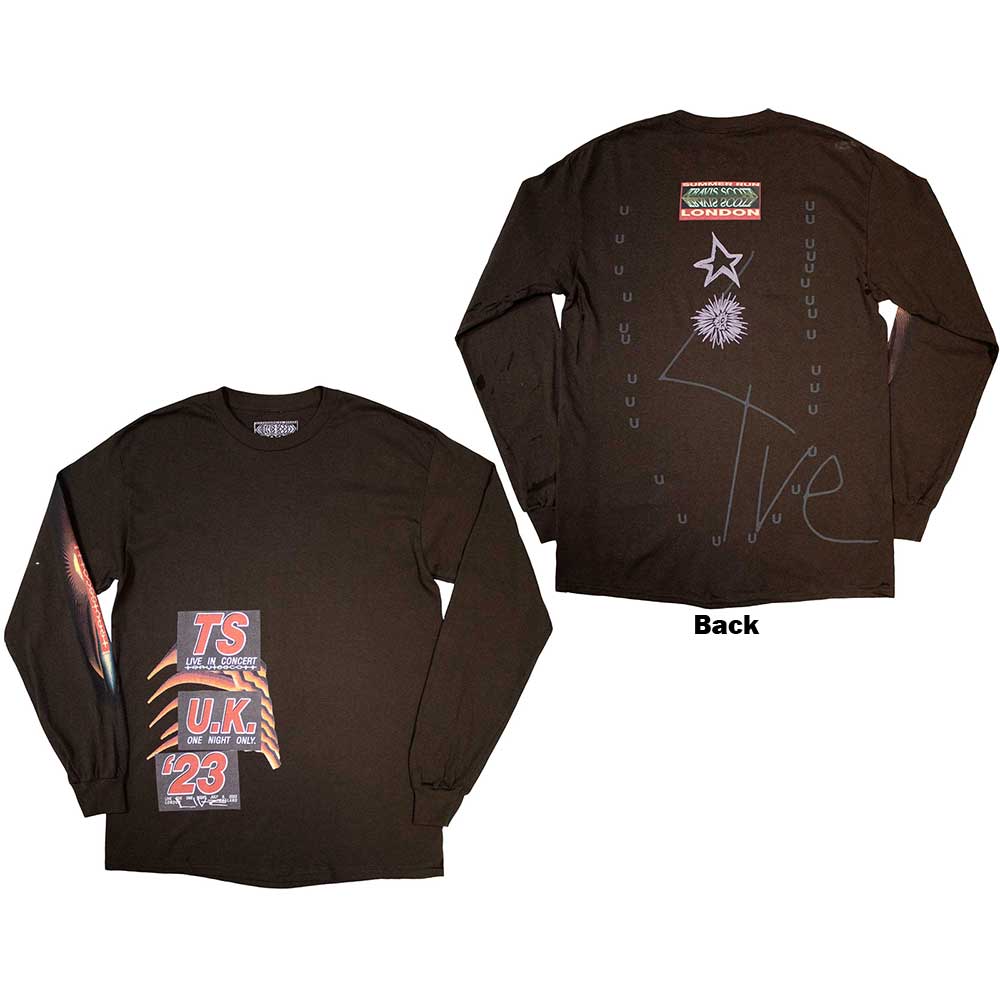 Travis Scott Unisex Long Sleeve T Shirt: Summer Run 2023 London (limited Edition & Ex Tour) (xx Large)