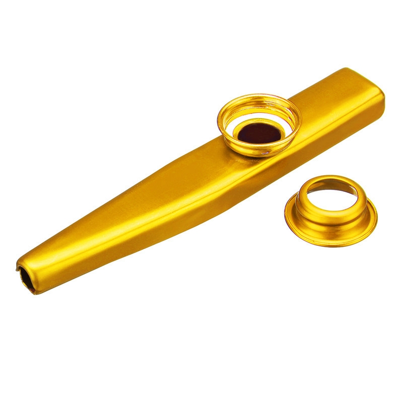 Alu Metal Kazoo I Forskelige Farver Guld fra Music2you