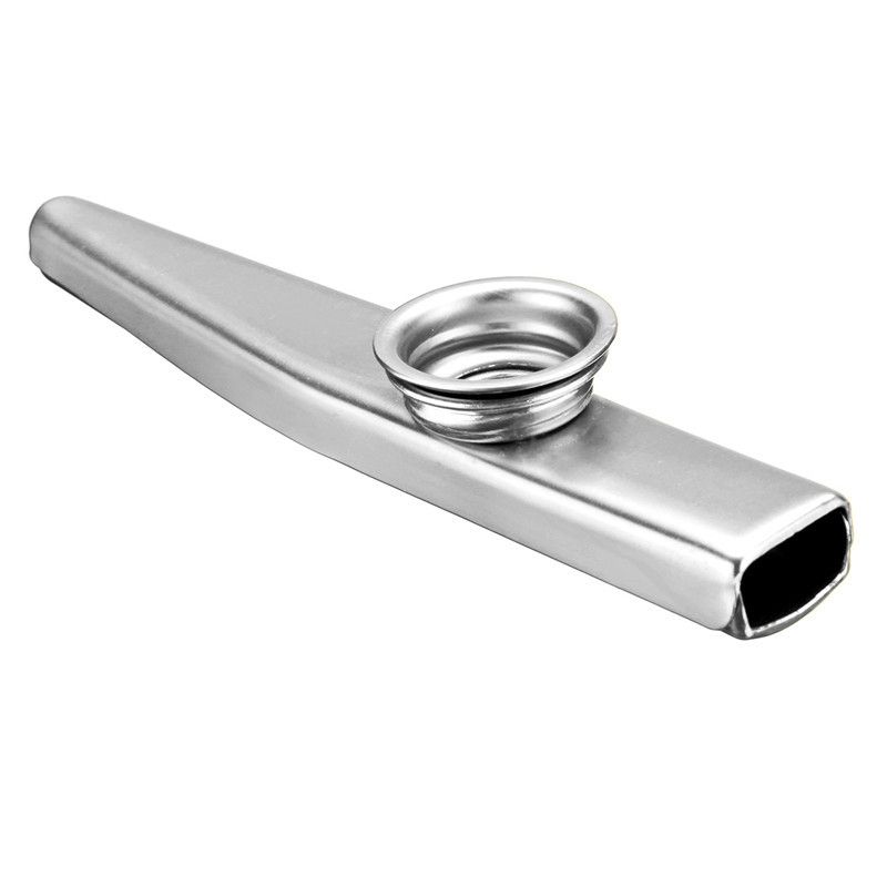 Alu Metal Kazoo I Forskelige Farver Sølv fra Music2you