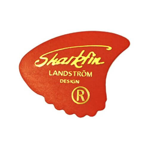 Gp 101 Goldprint, Soft, Red Plektre (12 Stk) fra Sharkfin