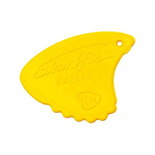 Gp 105 Relief, Medium, Yellow Plektre (12 Stk) fra Sharkfin
