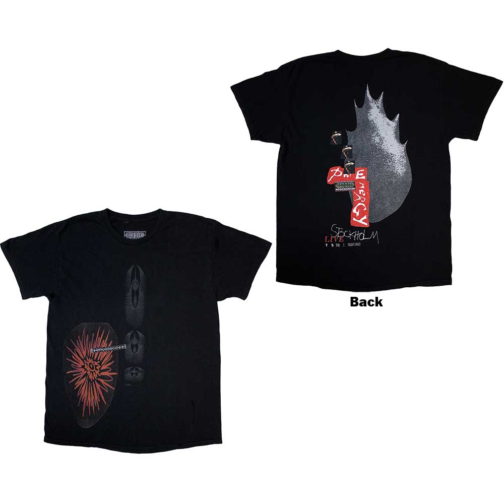 Travis Scott Unisex T Shirt: Summer Run 2023 Stockholm Black (limited Edition & Ex Tour) (xx Large)