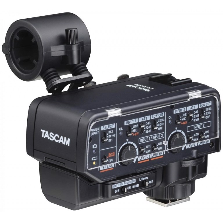 Ca R2d Mikrofonadapter Til Kamera, Analog Input fra Tascam