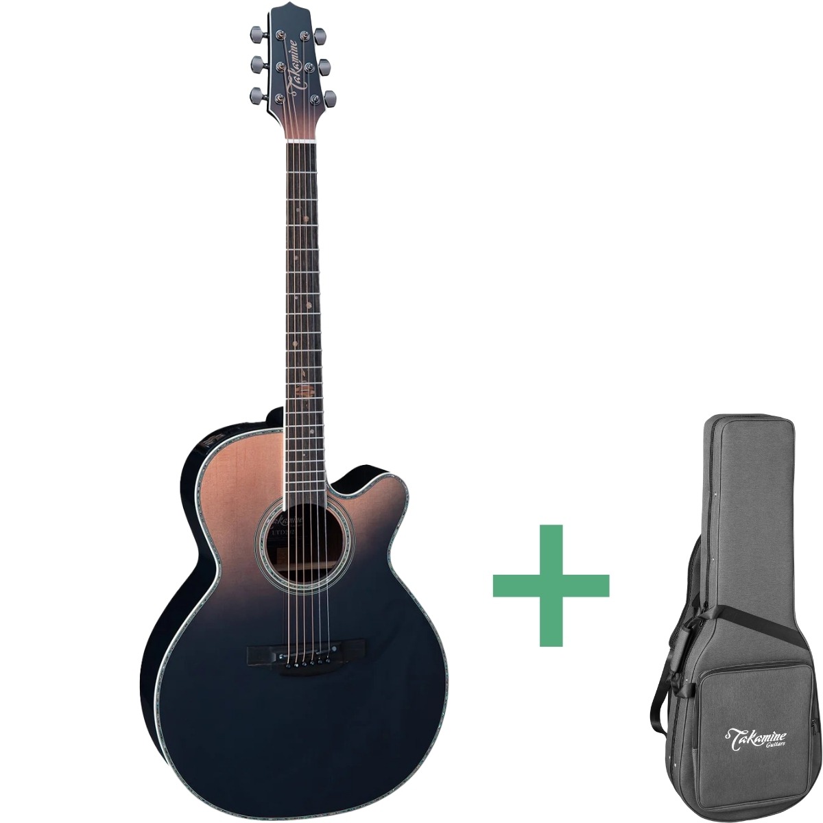 Ltd 2024 Penumbra Blue Western Guitar B Stock fra Takamine