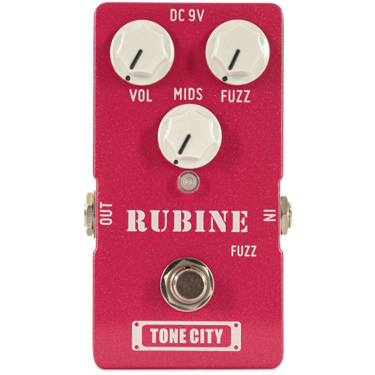 Rubine Fuzz Guitar Effekt Pedal fra Tone City