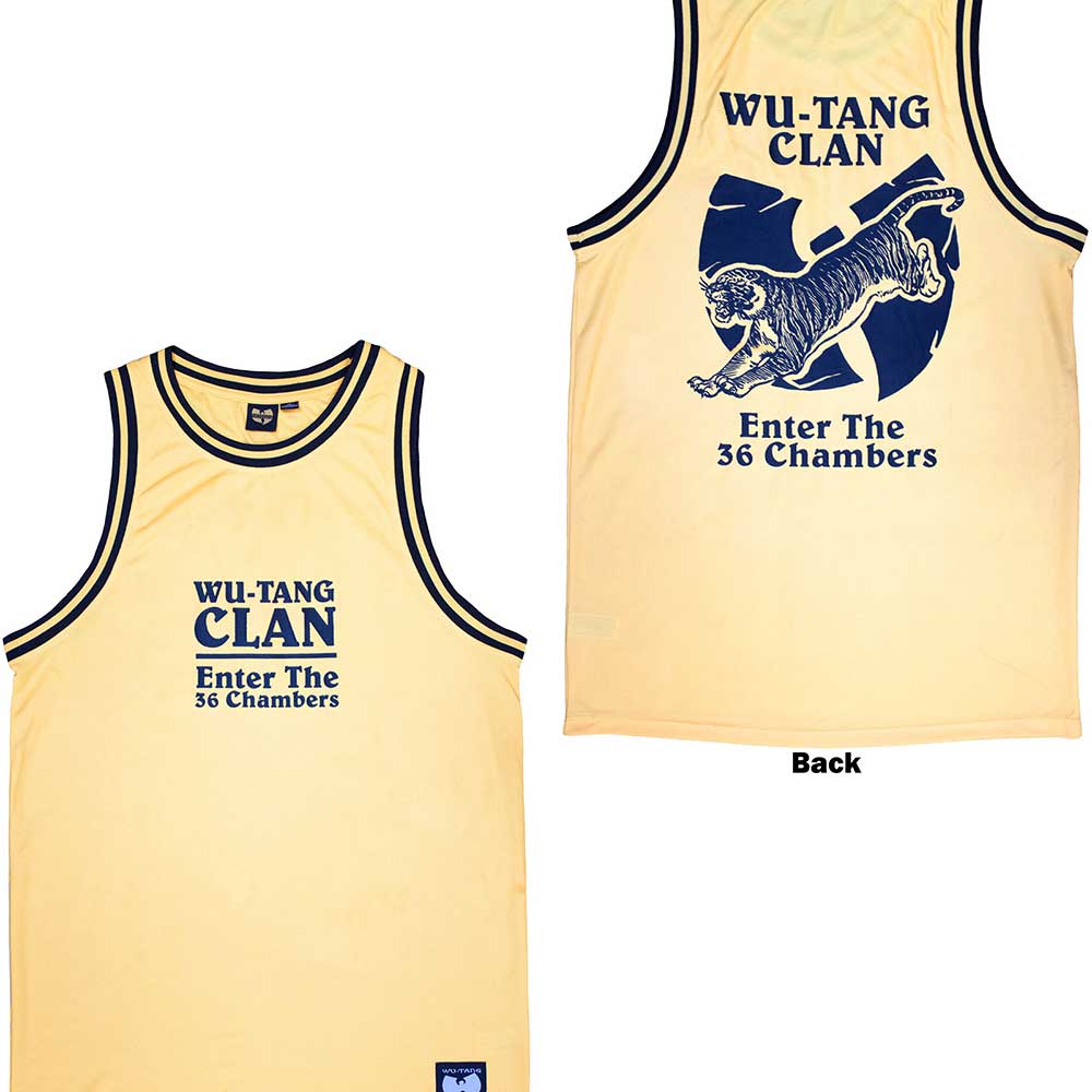 Wu Tang Clan Unisex Vest T Shirt: Enter The 36 Chambers (back Print & Ex Tour) (limited Edition) (medium)