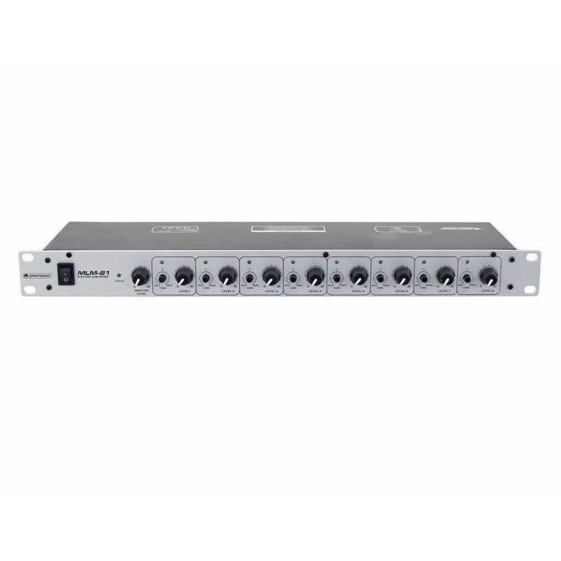 Mlm 81 Microphone Line Mixer fra Omnitronic