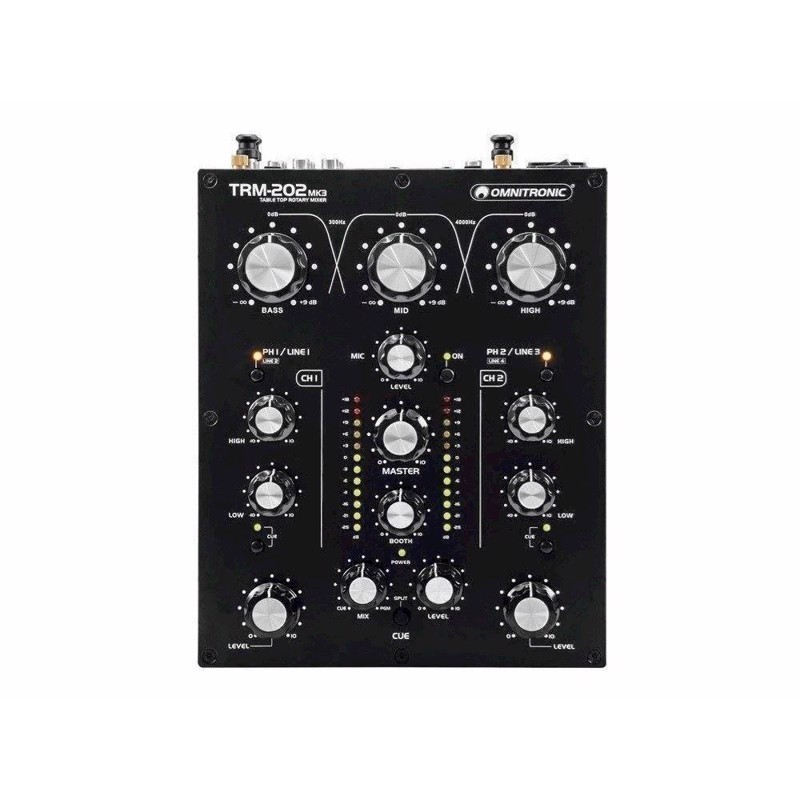 Trm 202mk3. 2 Kanals Rotary Mixer fra Omnitronic