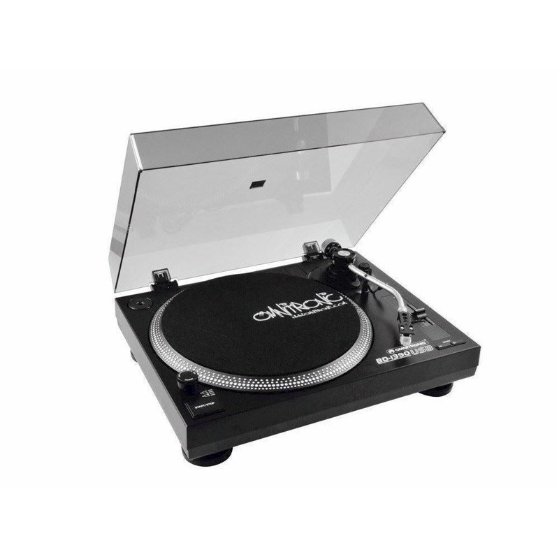 Bd 1390. Begynder Dj Pladespiller M. Usb. Sort fra Omnitronic