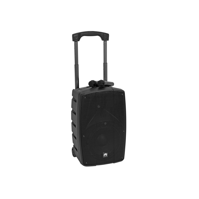 Wams 12bt2   Mobil 12 "pa System Med Batteridrift, Lydafspiller, Bluetooth Og 2 Trådløse Mikrofoner fra Omnitronic