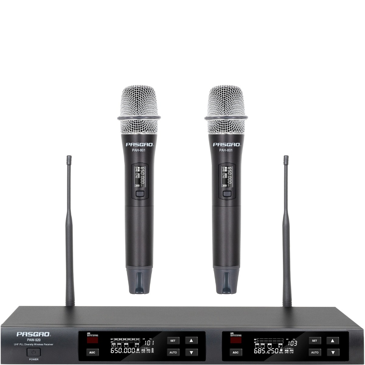 Paw 920 Pah 801 (823 832 Mhz) Drahtloses Set fra Pasgao