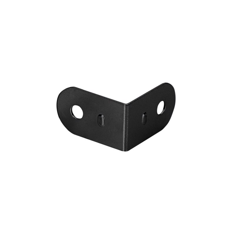 L Corner Small Galvanised, Black     fra Adam Hall Hardware