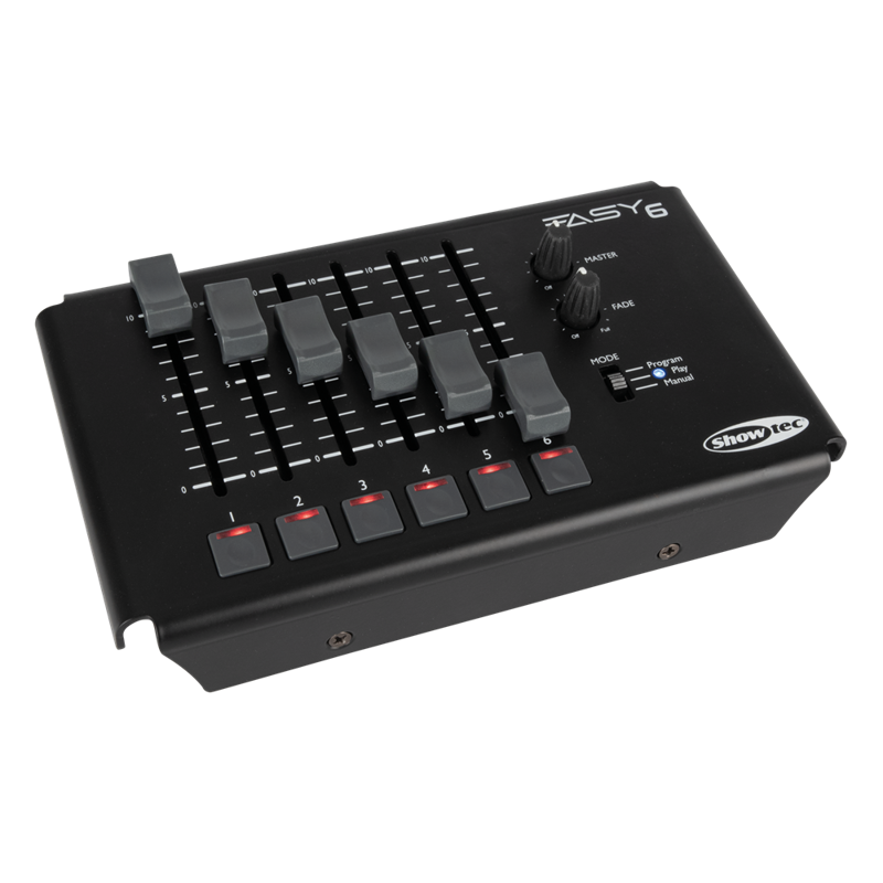Kompakt 6 Kanals Dmx Styring.   Easy 6 fra Showtec
