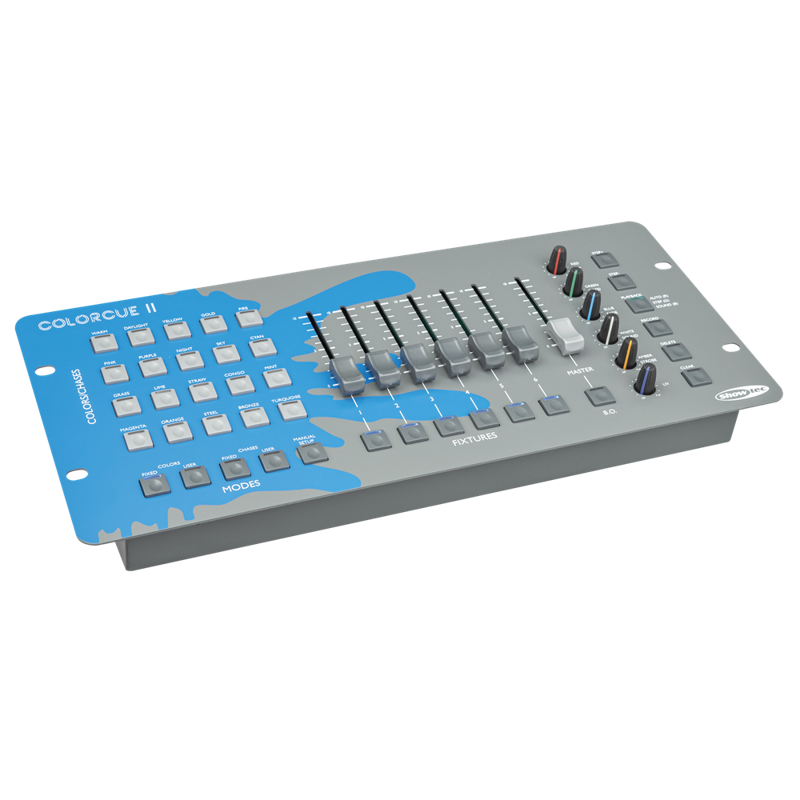 Colorcue 2 Intelligent 6 Fader, 6 Farvet Led Controller fra Showtec