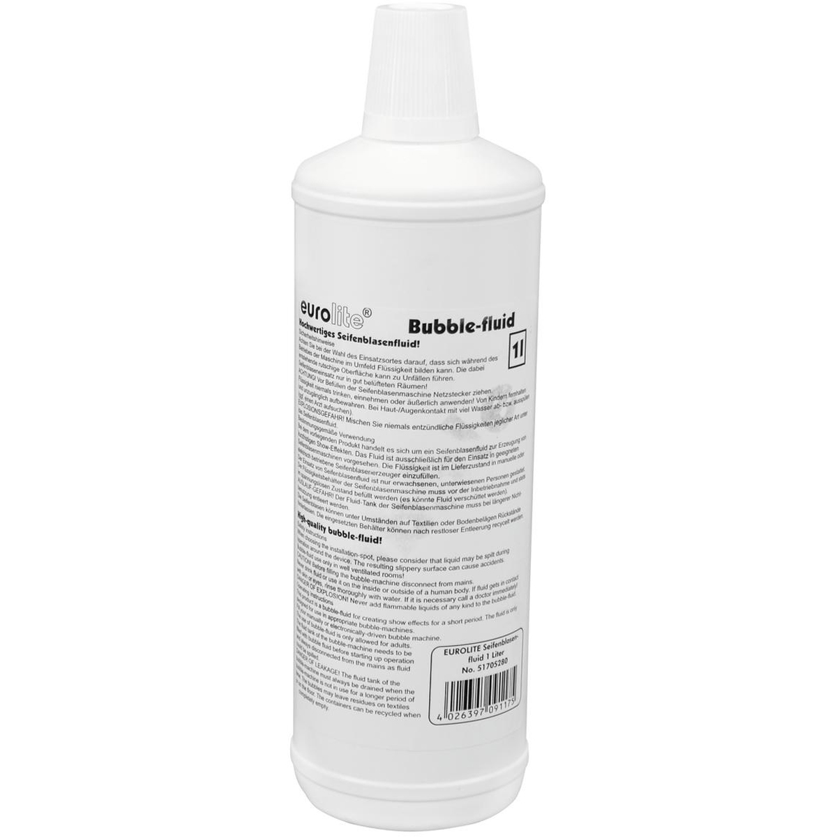 Væske Til Boblemaskiner, 1 Liter fra Eurolite