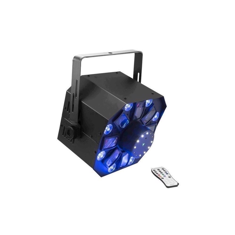 Led Fe 1750 4i1 Led Effektlys Med Derby, Washlight, Laser Og Stroboskop. fra Eurolite