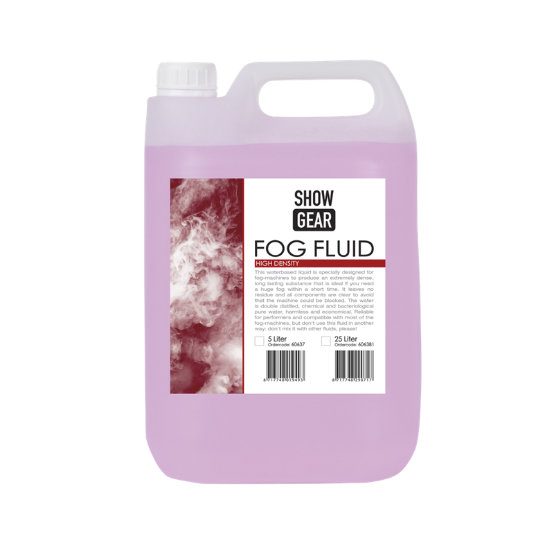 Røg Væske High Density 5 Liter fra Showgear