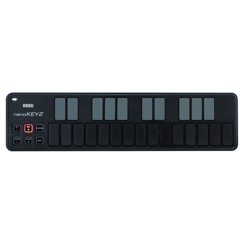Nanokey2 Bk Usb Keyboard Controller   Slim Line Usb Keyboard fra Korg