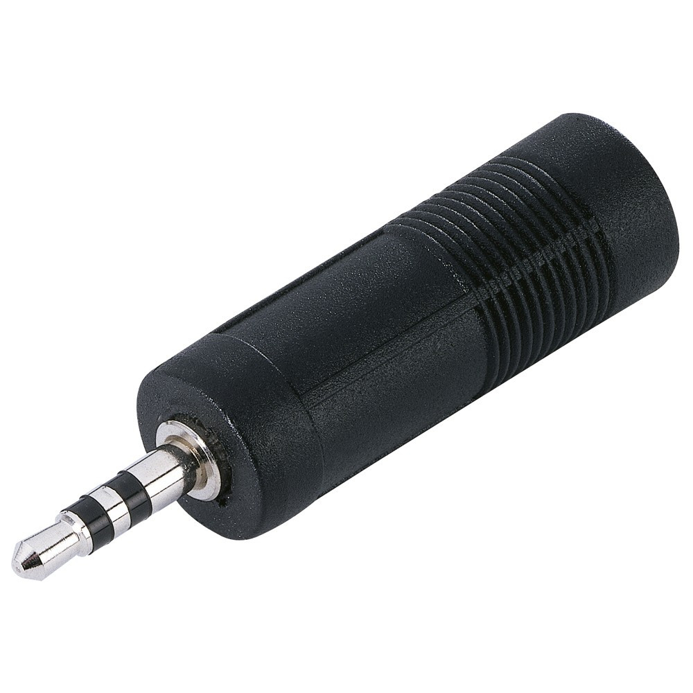 Minijack 3,5mm Han Stereo Til Jack 6,3mm Hun Stereo Adapter fra Adam Hall