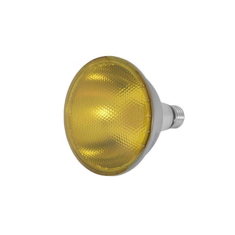 Par 38 Led Spotpære E27. Gul 15w.