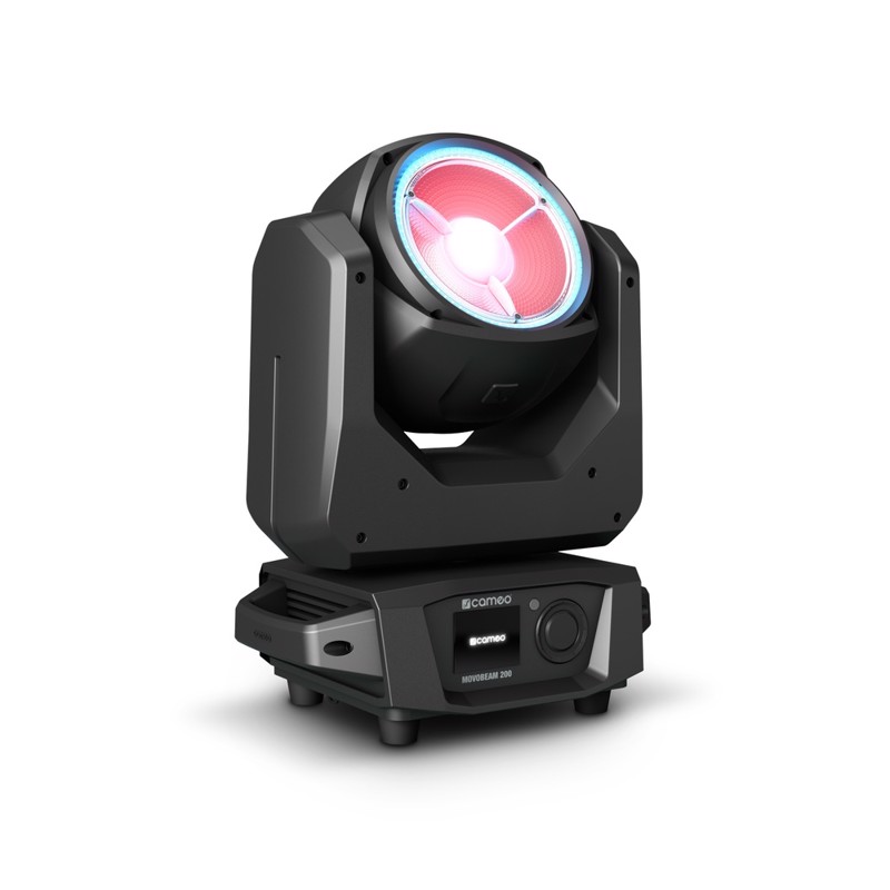 Endless Rotation Beam Moving Head With Led Ring     fra Cameo