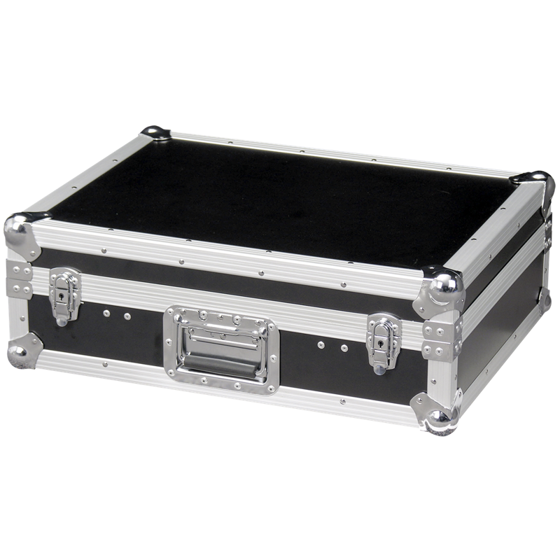 Cd Flightcase Med 4 Rækker. Sort. Aftageligt Låg fra Showgear