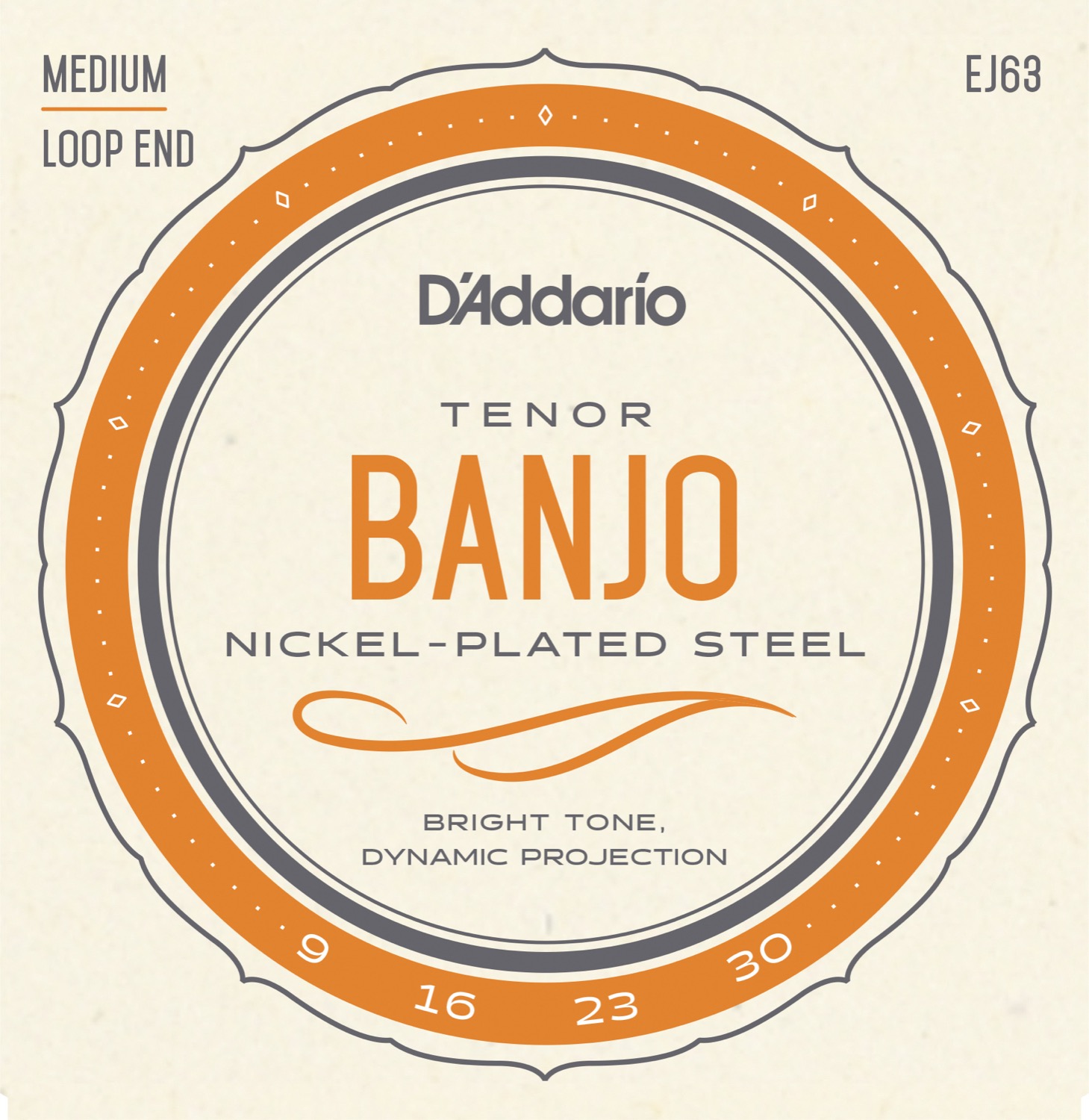 Dâ´addario Ej63 Tenor Banjo Strenge (4 Strengs) fra D'addario