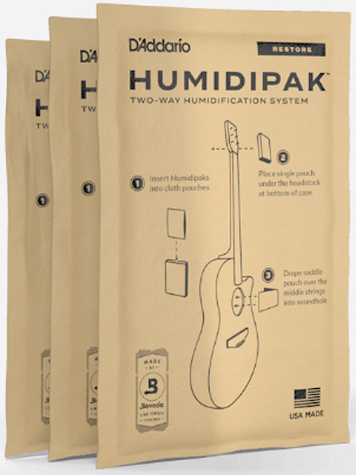 Dâ´addario Pw Hpcp 03 Humidipak Restore Refill 3 Pack fra D'addario